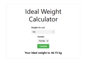 Online Ideal Weight Calculator Tool - ChatGPTOpenAI.org